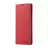 FORWENW Fantasy Series Silky Touch Leather Stand Case with Card Slots for Samsung Galaxy S20 4G/S20 5G - Red