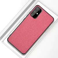 Cloth Skin PC + TPU Case for Samsung Galaxy S20 4G/S20 5G - Pink