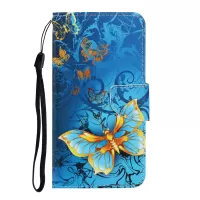 Pattern Printing PU Leather Wallet Phone Cover for Samsung Galaxy S20 4G/S20 5G - Metal Flower