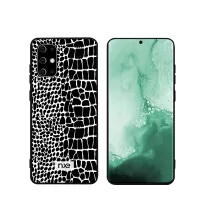 NXE Crocodile Texture PC + TPU + PU Leather Back Cover for Samsung Galaxy S20 4G/S20 5G - Black