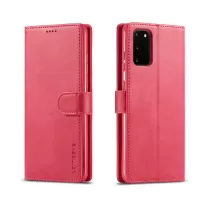 LC.IMEEKE Leather Wallet Case for Samsung Galaxy S20 4G/S20 5G - Rose