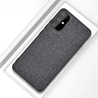 Cloth Skin PC + TPU Case for Samsung Galaxy S20 4G/S20 5G - Grey