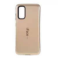 IFACE MALL PC + TPU Combo Phone Case Shell for Samsung Galaxy S20 4G/S20 5G - Gold