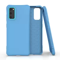 Matte TPU Mobile Phone Shell Covering for Samsung Galaxy S20 4G/S20 5G - Blue