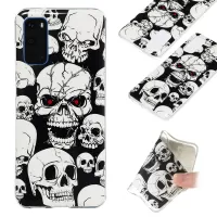 Noctilucent IMD TPU Phone Case for Samsung Galaxy S20 4G/S20 5G - Cool Skulls