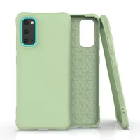 Matte TPU Mobile Phone Shell Covering for Samsung Galaxy S20 4G/S20 5G - Green