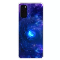 Space Series Pattern Printing TPU Phone Cover for Samsung Galaxy S20 4G/S20 5G - Style K