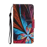 Stand Cover Wallet Pattern Printing Leather Case for Samsung Galaxy S20 4G/S20 5G - Beautiful Pattern