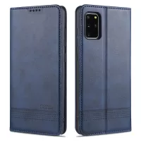 AZNS Leather Auto-absorbed Case for Samsung Galaxy S20 4G/S20 5G - Blue