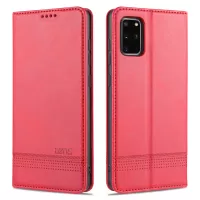 AZNS Leather Auto-absorbed Case for Samsung Galaxy S20 4G/S20 5G - Red