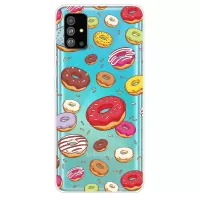 Pattern Printing IMD TPU Back Case for Samsung Galaxy S20 4G/S20 5G - Doughnut