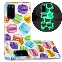 Glow in The Dark Noctilucent Shockproof Lightweight Soft TPU Cover Cell Phone Case for Samsung Galaxy S20 4G/S20 5G - Hamburg