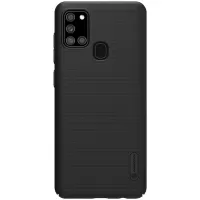 NILLKIN Super Frosted Shield Matte PC Phone Case for Samsung Galaxy A21s - Black