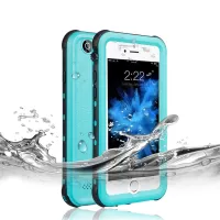REDPEPPER Dot Series Dustproof Snowproof Waterproof Mobile Phone Case for iPhone 6s/6 4.7-inch - Cyan