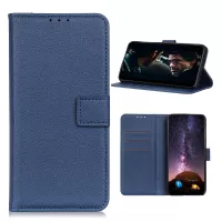 Litchi Texture Stylish Leather Phone Case for Samsung Galaxy S20 FE/S20 Fan Edition/S20 FE 5G/S20 Fan Edition 5G/S20 Lite - Blue