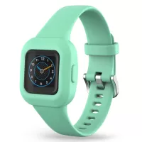 For Garmin Fit RJ3 / Vivofit JR3 Silicone Watch Band Pattern Printing Wrist Strap Replacement  - Green