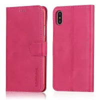 LC.IMEEKE Wallet Stand Leather Case Accessory for iPhone X/10 - Rose