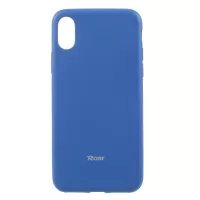 ROAR for iPhone X/XS 5.8 inch All Day Jelly Soft TPU Cell Phone Case - Dark Blue