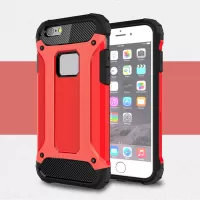 Solid PC + TPU Hybrid Cover Case for iPhone 6s 6 - Red