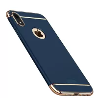 MOFI Guard Series Plating PC Mobile Cover Detachable 3-in-1 for iPhone XR 6.1 inch - Dark Blue