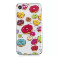 Pattern Printing TPU Cover IMD Soft Back Phone Shell for iPhone XR 6.1 inch - Yummy Donuts