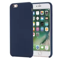 For iPhone 6s/6 Good Protection Soft Mobile Phone Covering Edge Wrapped Liquid Silicone Case - Blue