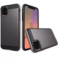 Brushed TPU + PC Hybrid Case for iPhone 11 6.1 inch (2019) - Dark Grey