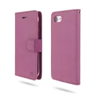ROAR Solid Color Wallet Stand PU Leather Case for iPhone 8/7/6 4.7-inch - Purple