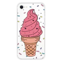 Pattern Printing TPU Soft Phone Cover for iPhone SE (2nd Generation)/iPhone 8/iPhone 7 - Ice Cream