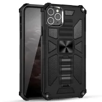 Shockproof Invisible Kickstand PC + TPU Combo Case for iPhone 11 Pro 5.8 inch - Black