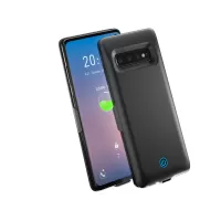 7000mAh Battery Backup Charger Phone Case for Samsung Galaxy S10 - Black
