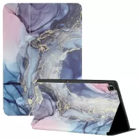 Bi-fold Stand PU Leather Smart Cover Pattern Printing Case for Samsung Galaxy Tab A7 10.4 (2020) T500/T505 - Watercolor Painting