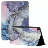 Pattern Printing Bi-fold Stand PU Leather Smart Cover for Samsung Galaxy Tab A7 Lite 8.7-inch T220/T225 - Watercolor Painting