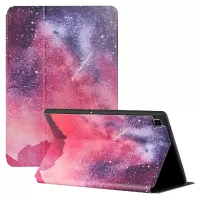 Pattern Printing Bi-fold Stand PU Leather Smart Cover for Samsung Galaxy Tab A7 Lite 8.7-inch T220/T225 - Starry Sky