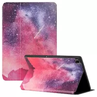 Bi-fold Stand PU Leather Smart Cover Pattern Printing Case for Samsung Galaxy Tab A7 10.4 (2020) T500/T505 - Starry Sky