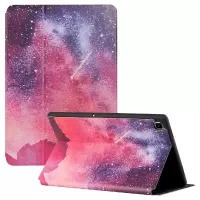 Bi-fold Stand Design PU Leather Smart Cover with Pattern Printing for Samsung Galaxy Tab A 8.0 Wi-Fi (2019) SM-T290/LTE SM-T295 - Starry Sky
