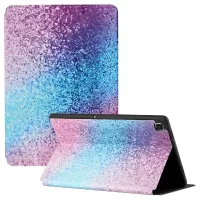 Bi-fold Stand PU Leather Smart Cover Pattern Printing Case for Samsung Galaxy Tab A7 10.4 (2020) T500/T505 - Colorful Sand