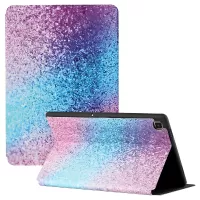 Bi-fold Stand Design PU Leather Smart Cover with Pattern Printing for Samsung Galaxy Tab A 8.0 Wi-Fi (2019) SM-T290/LTE SM-T295 - Colorful Sand