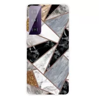 Marble Pattern Shock-proof TPU Phone Case Back Cover for Samsung Galaxy S21 5G - Style I