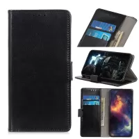 Crazy Horse Skin Wallet Leather Protection Case for Samsung Galaxy Note 20/Note 20 5G - Black