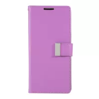 MERCURY GOOSPERY Rich Diary Leather Wallet Protection Case for Samsung Galaxy Note20 4G/5G - Purple