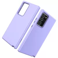 Rubberized Thicken TPU + PC Hybrid Case for Samsung Galaxy Note20 Ultra/Note20 Ultra 5G - Light Purple