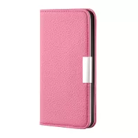 Litchi Skin Leather with Card Slots Case for Samsung Galaxy Note20 4G/5G - Pink