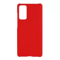Rubberized Hard Shell PC Case for Samsung Galaxy S20 FE/S20 Fan Edition/S20 FE 5G/S20 Fan Edition 5G/S20 Lite - Red