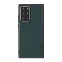 X-LEVEL Vintage Style PU Leather Coated TPU Shell Cover for Samsung Galaxy Note20 Ultra/Note20 Ultra 5G - Green