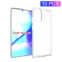 10PCS Transparent Soft TPU Phone Cover for Samsung Galaxy Note20 4G/5G