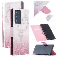 Pattern Printing Magnetic Leather Stand Case for Samsung Galaxy Note20 Ultra/Note20 Ultra 5G - Colorized Pattern