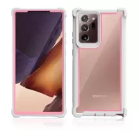 Anti-fall Shock-proof PC+TPU Cell Phone Cover for Samsung Galaxy Note20 4G/5G - Pink