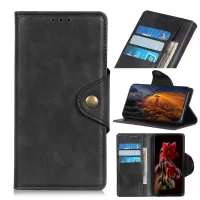 Wallet Leather Stand Phone Case for Samsung Galaxy Note20 Ultra/Note20 Ultra 5G - Black