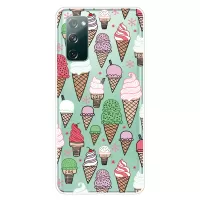 Printing Skin IMD TPU Cover for Samsung Galaxy S20 FE/S20 Fan Edition/S20 FE 5G/S20 Fan Edition 5G/S20 Lite - Colorful Ice Creams